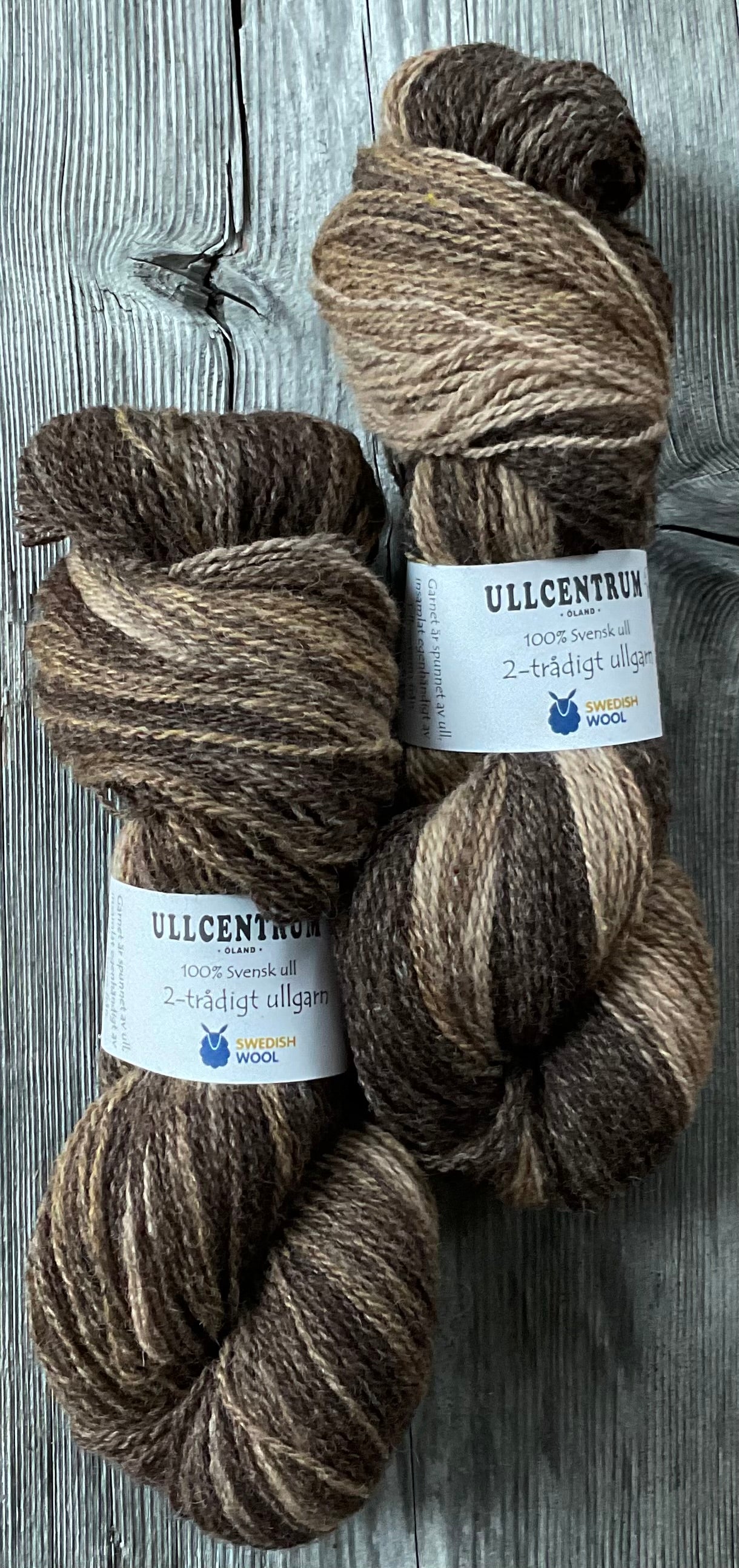 Ullcentrum Öland schwedische Schafwolle vom Gotland Schaf zweifädig