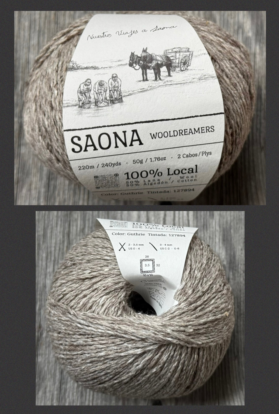 Wooldreamers Saona Garn Schafwolle & andalusische Baumwolle
