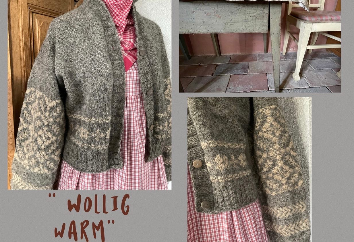 Strickjacke "wollig warm"