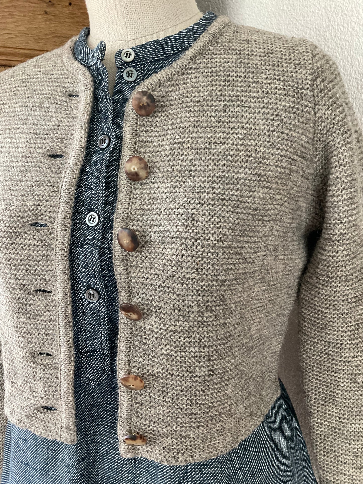 Strickjacke "Sennerin" Alpine Steinschafwolle