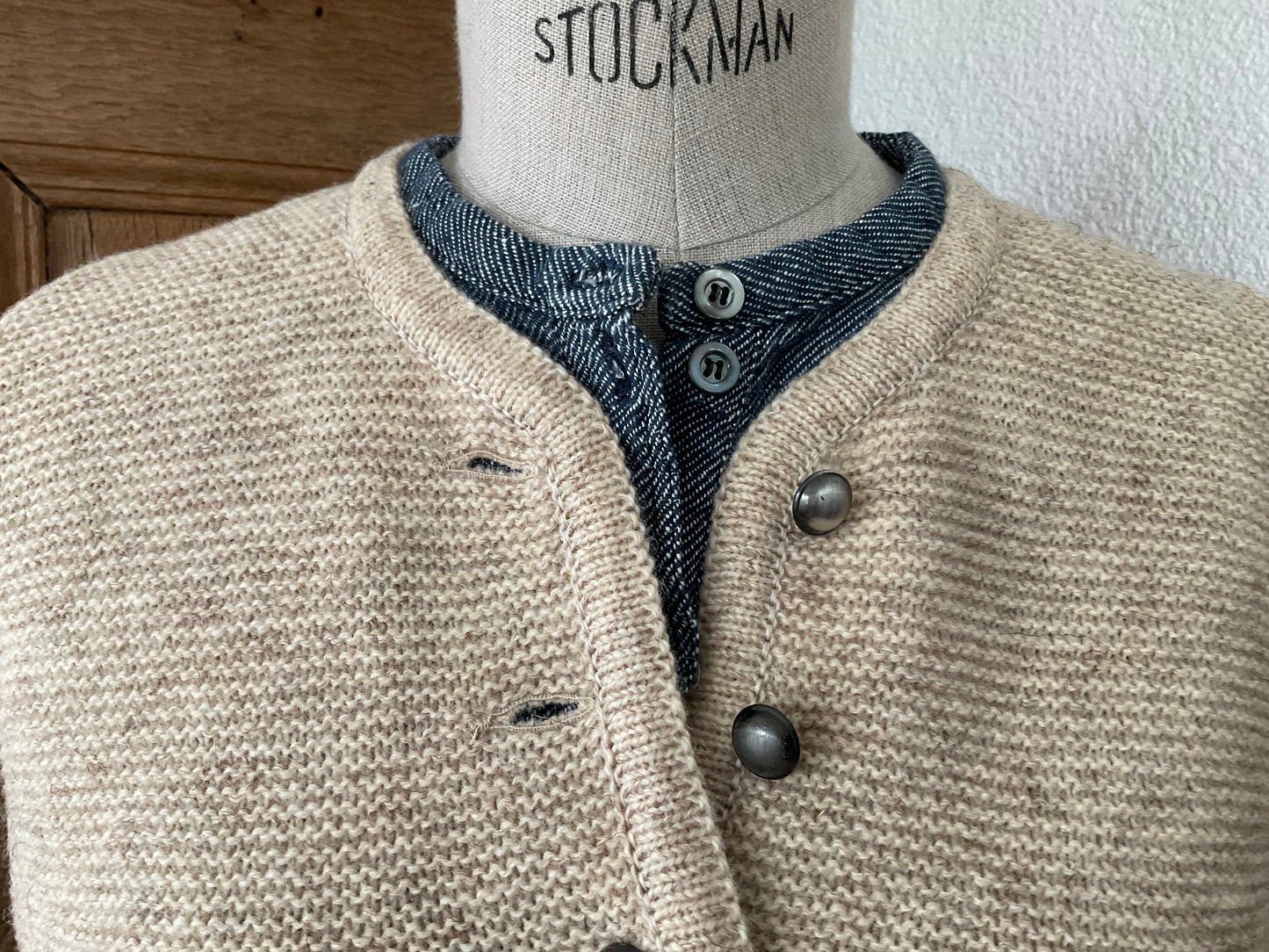 Strickjacke "Kornfeld " Coburger Fuchsschaf