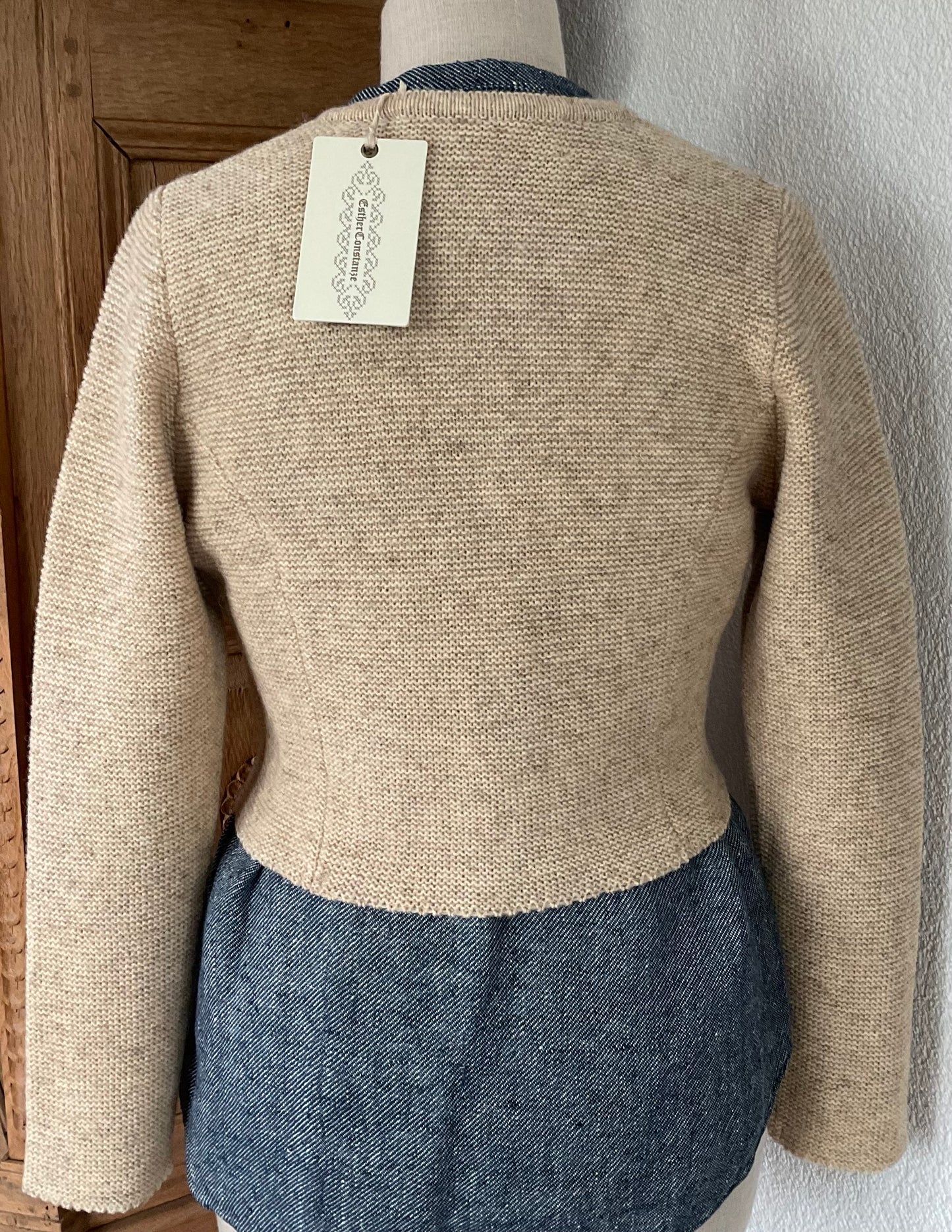 Strickjacke "Kornfeld " Coburger Fuchsschaf