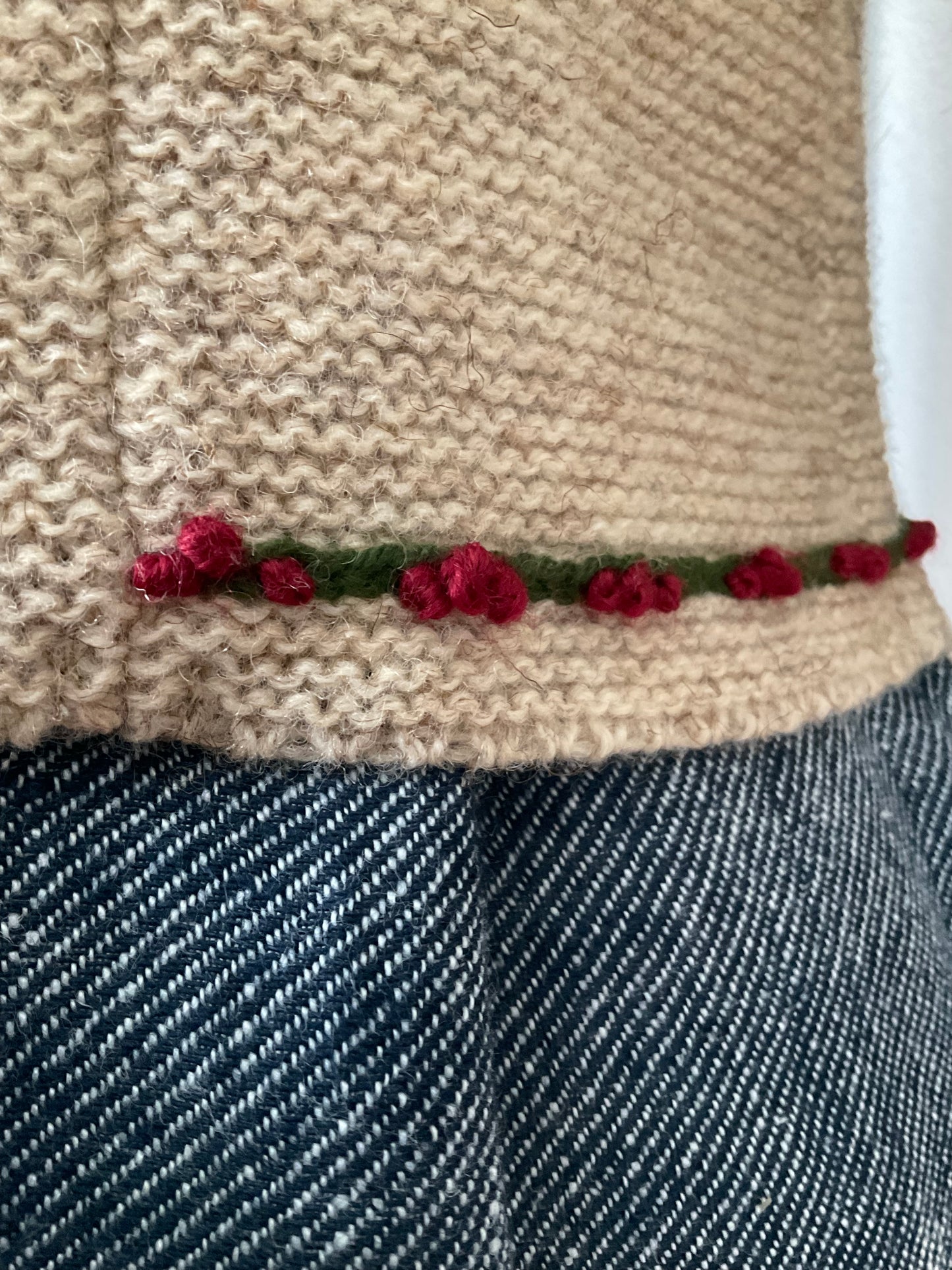 Strickjacke "Bleamal" Coburger Fuchsschaf