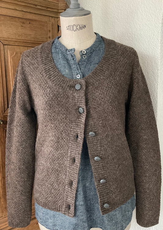 Strickjacke "Auf der Alm" Bergschaf Wolle