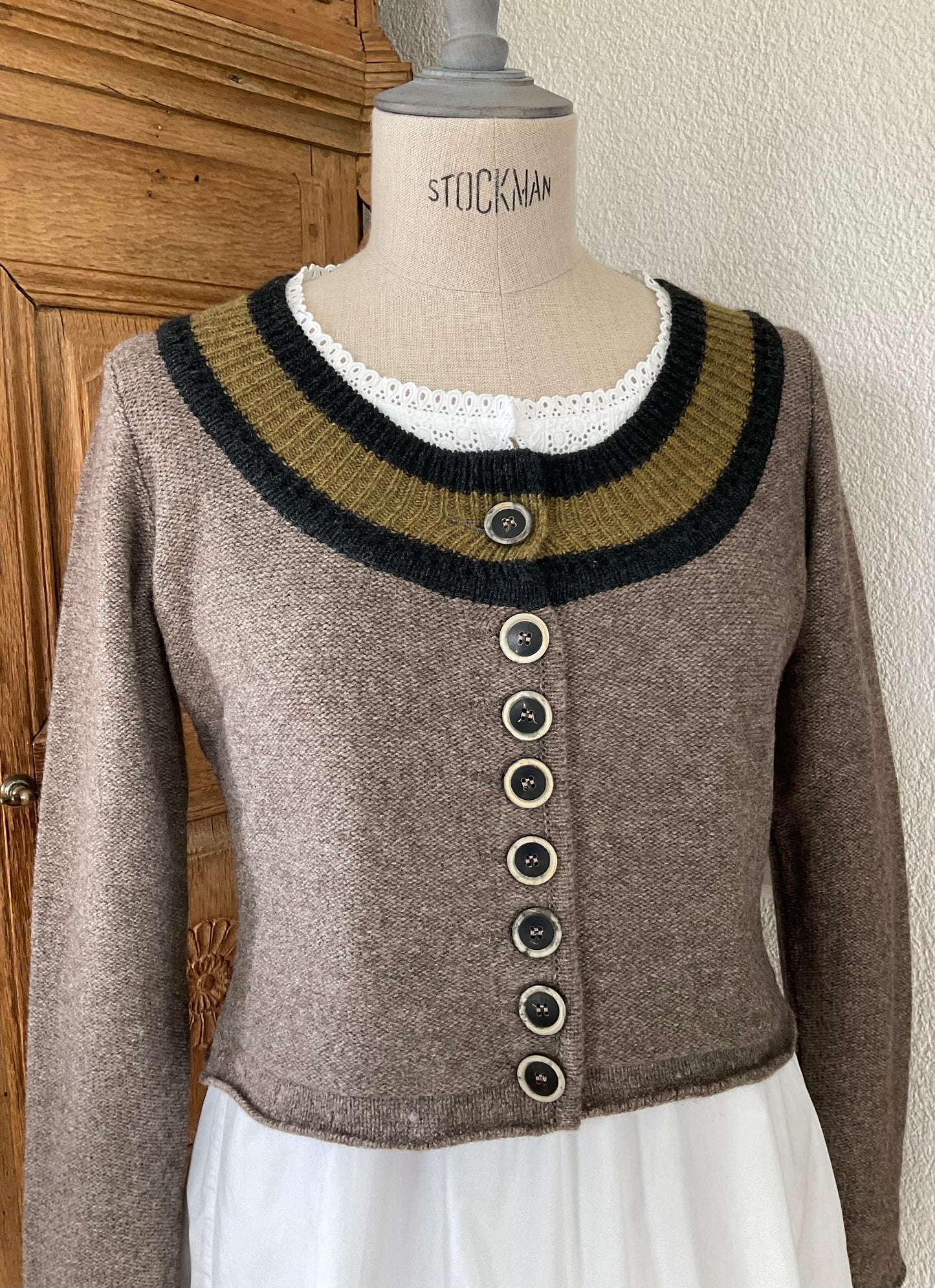 Strickjacke "Am Berg" Yak Wolle & Merinowolle