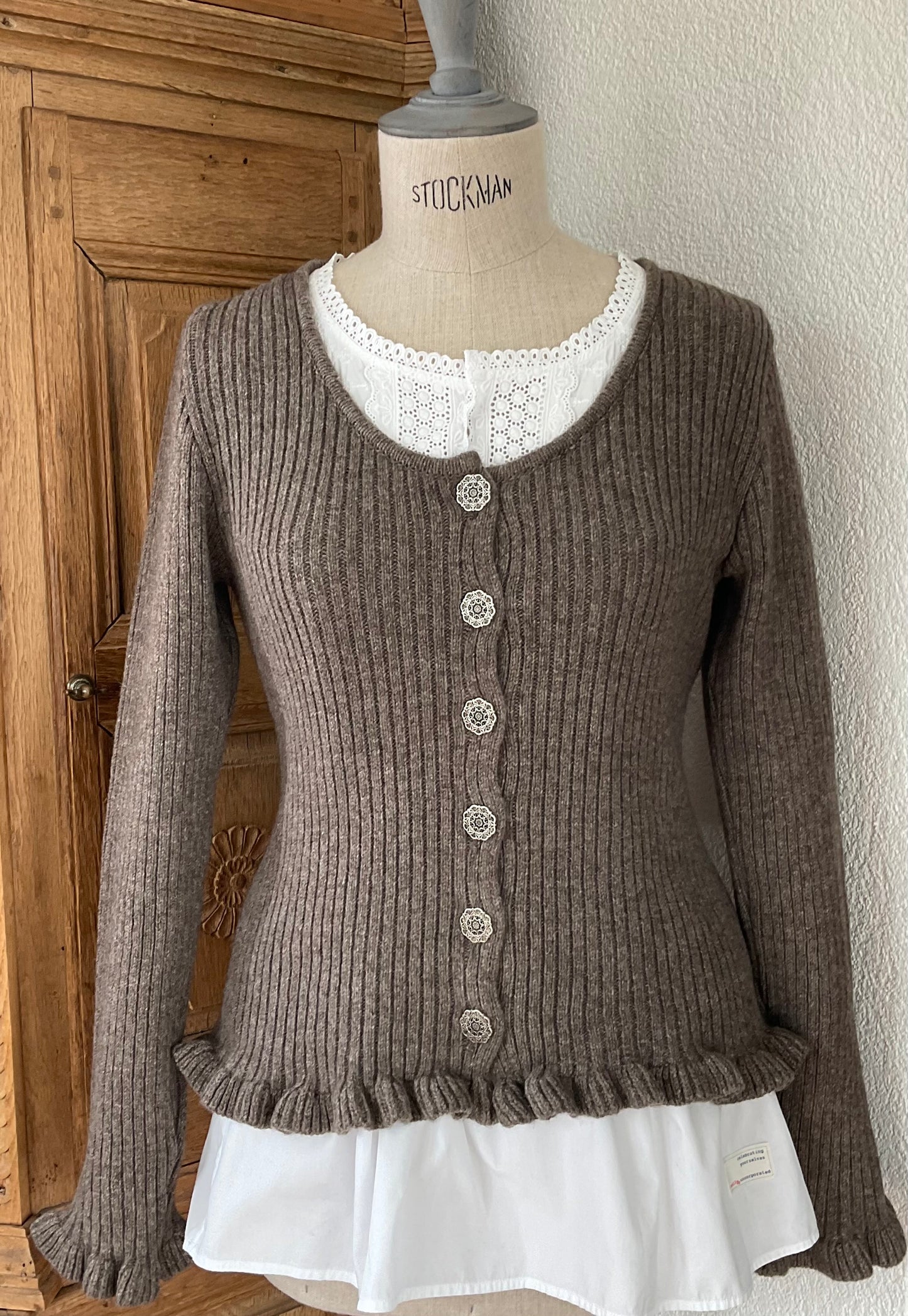 Strickjacke "Berghof" Yak Wolle & Merinowolle