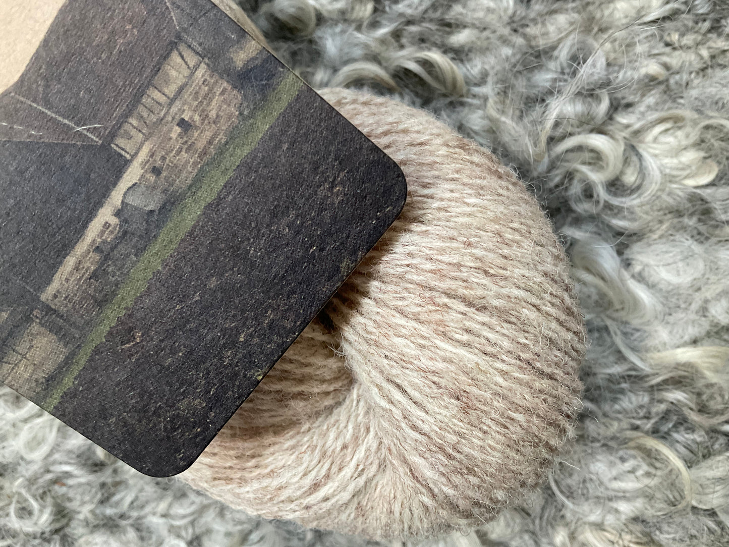 Shetland Wolle organic Fels, Leinen, Hafer