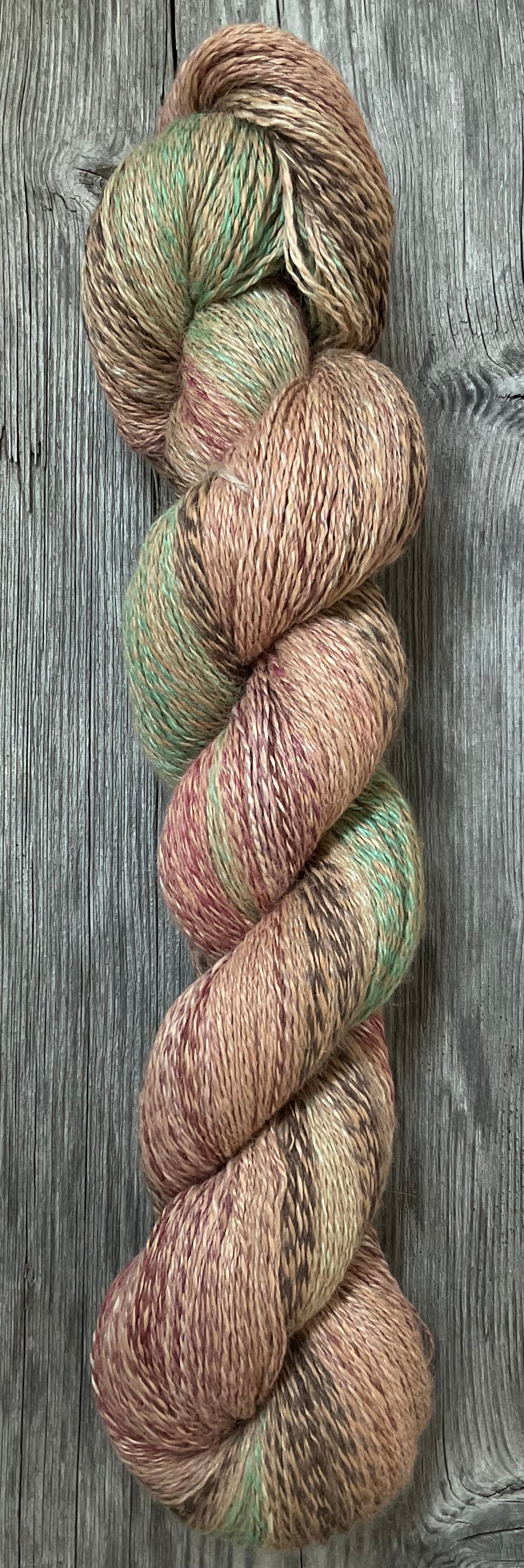 Wolle Handgesponnen 190 g oder 233 g "Ackerwinde"