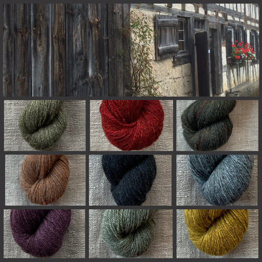 Ullcentrum Öland schwedische Schafwolle Tweed 100g/300m LL