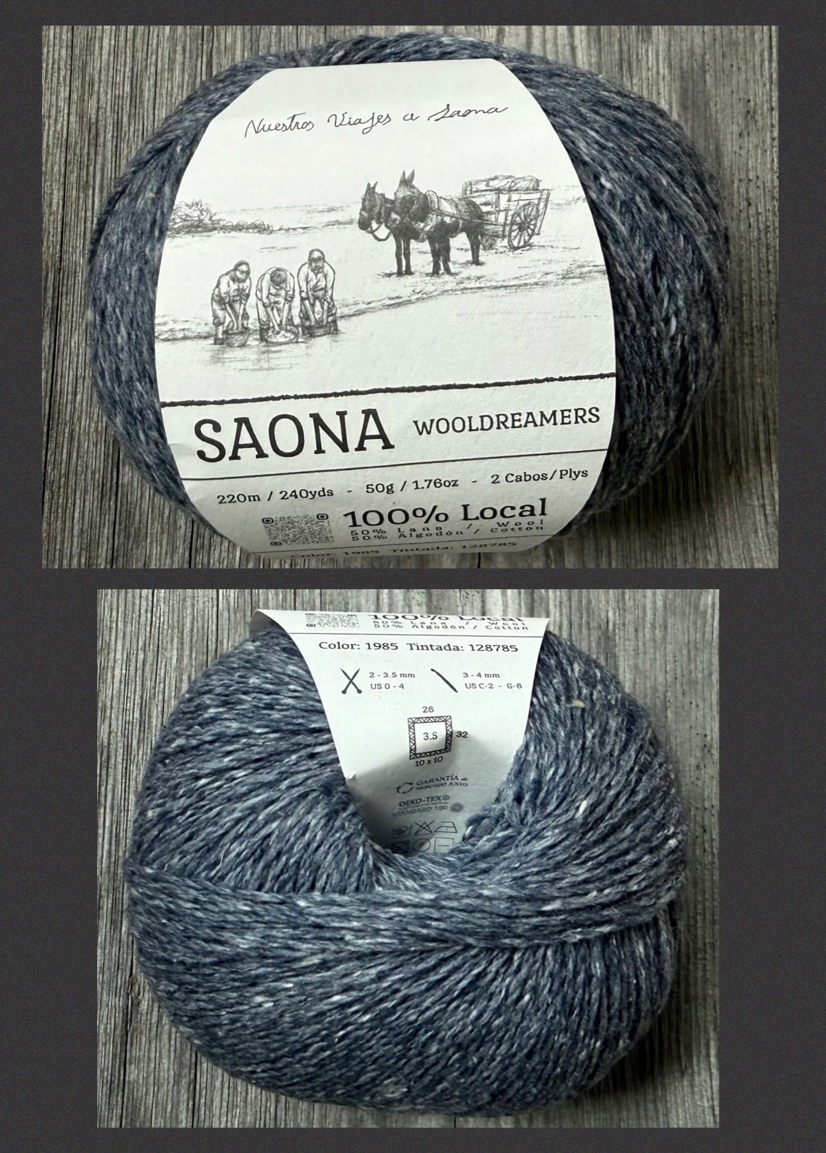 Wooldreamers Saona Garn Schafwolle & andalusische Baumwolle
