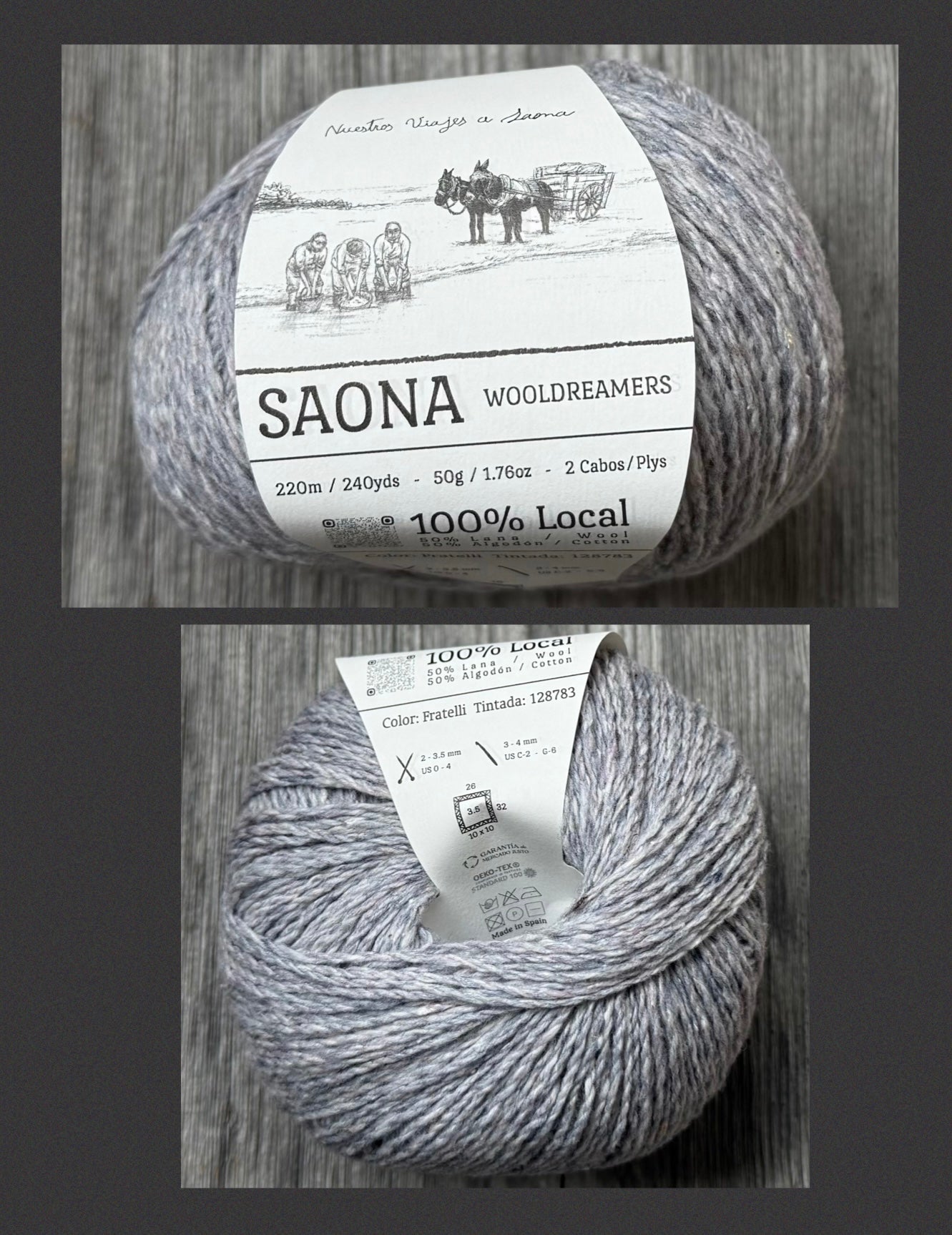Wooldreamers Saona Garn Schafwolle & andalusische Baumwolle