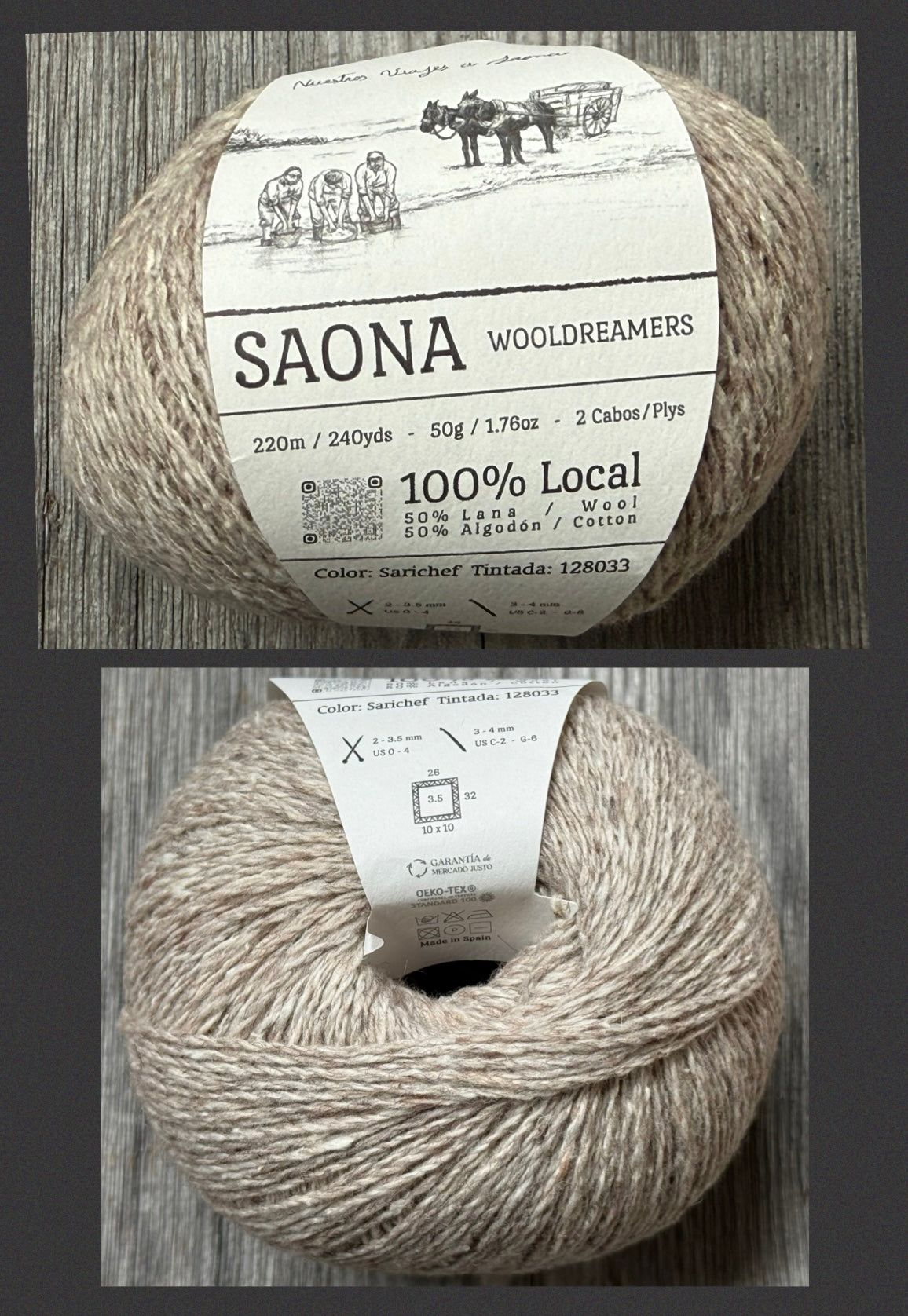 Wooldreamers Saona Garn Schafwolle & andalusische Baumwolle